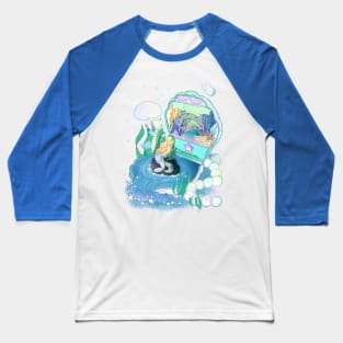 Mermaid Pocket Baseball T-Shirt